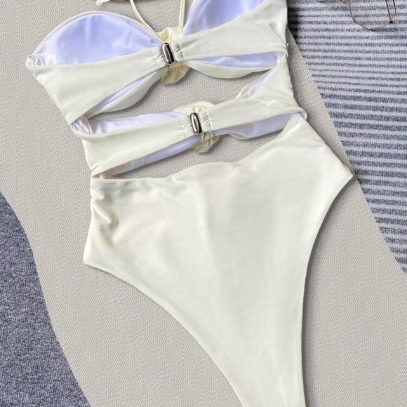 NWOT Floral Bathing Suit - Picture 5 of 5